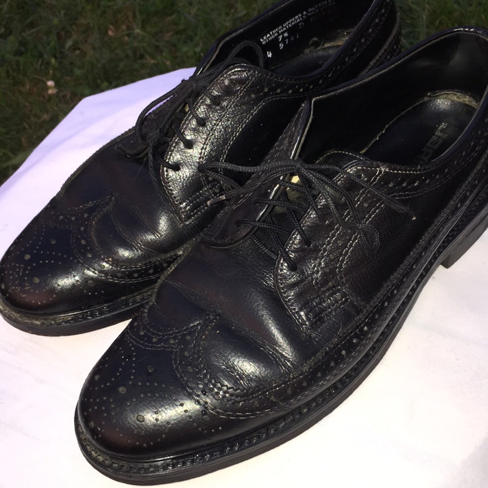 Jarman Black Classic Oxford Men’s Dress Shoe 7.5
